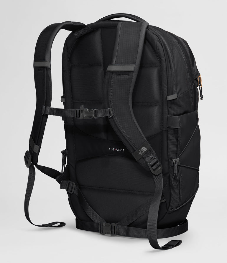 The North Face Women's Borealis Luxe Backpack - TNF Black/Burnt Coral Metallic