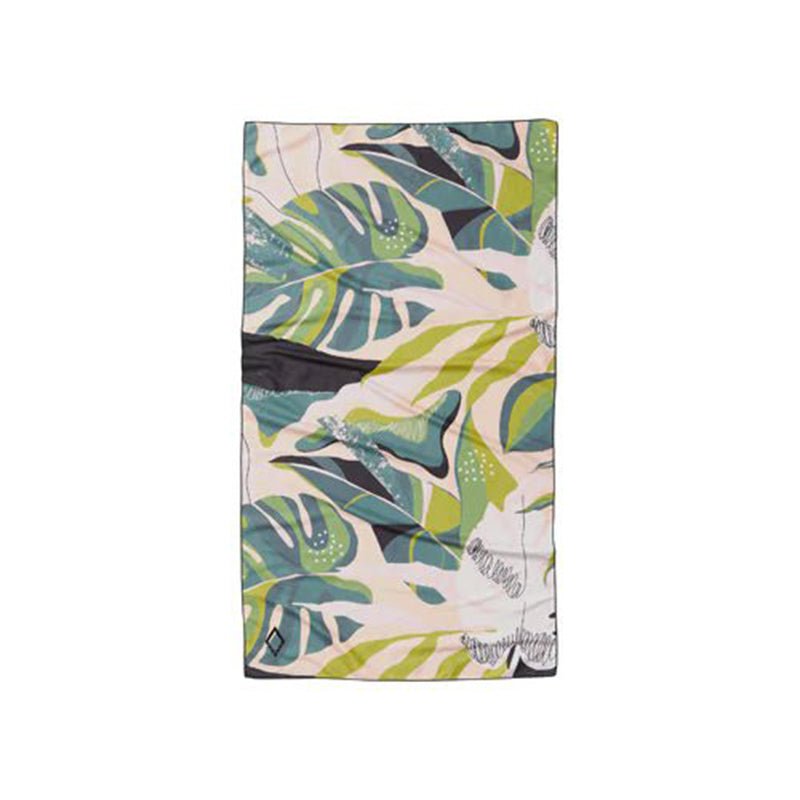Nomadix Ultralight Towel - Monstera Green Pink