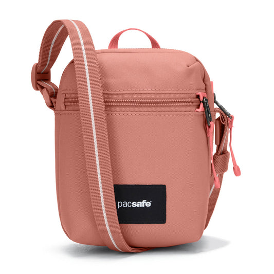 Pacsafe GO Micro Sac bandoulière antivol - Rose