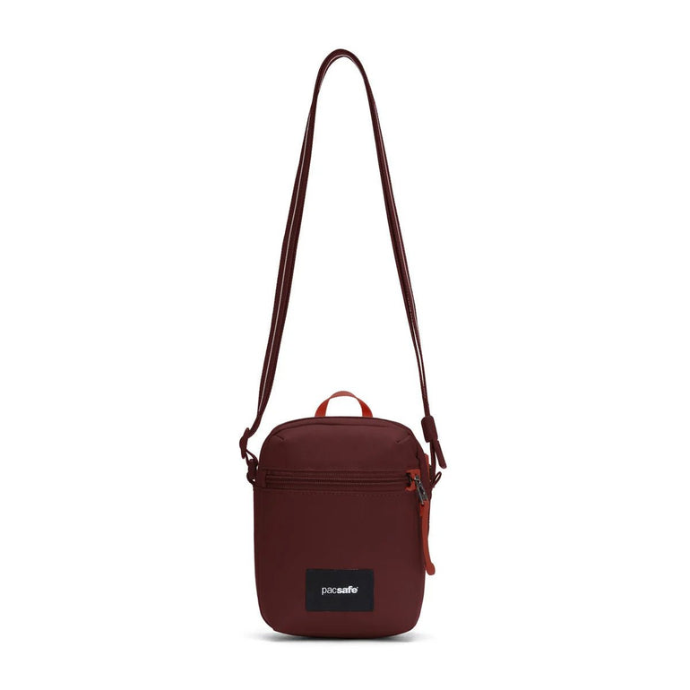 Pacsafe GO Micro Sac bandoulière antivol - Garnet Red
