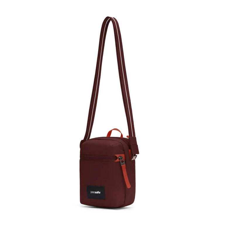 Pacsafe GO Micro Sac bandoulière antivol - Garnet Red