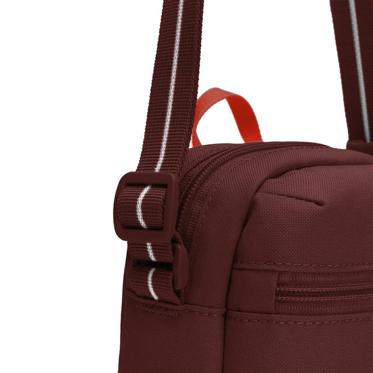 Pacsafe GO Micro Sac bandoulière antivol - Garnet Red