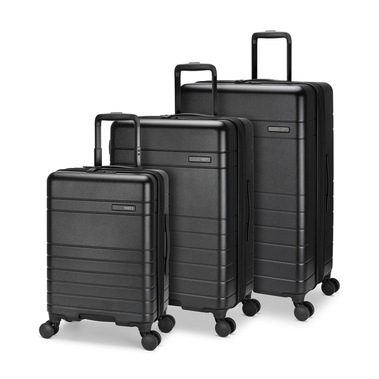 Roots Travel Ensemble de valises à roulettes extensibles 3 pièces