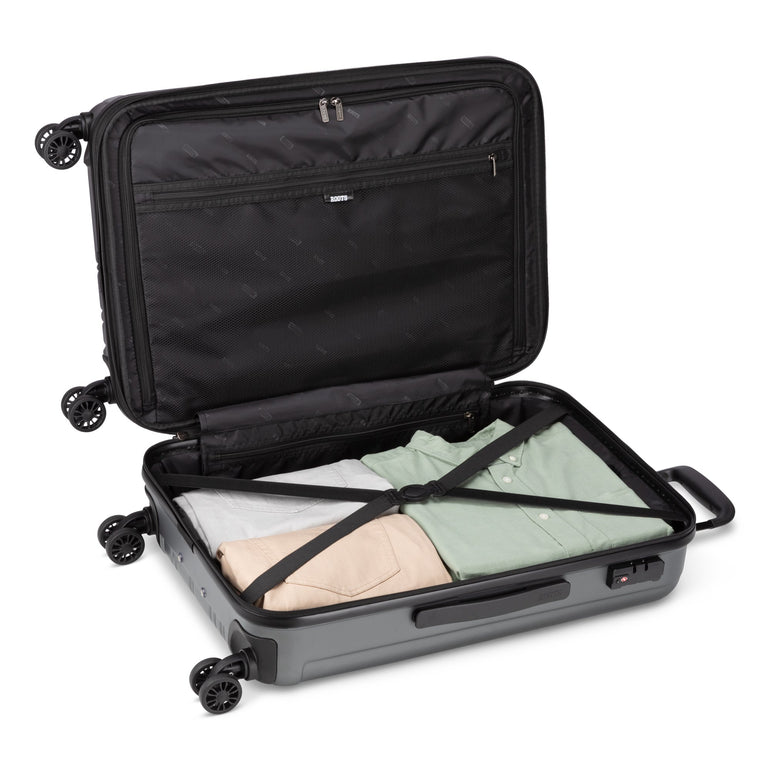 Roots Identity Valise à roulettes pivotantes extensible de 24" moyenne