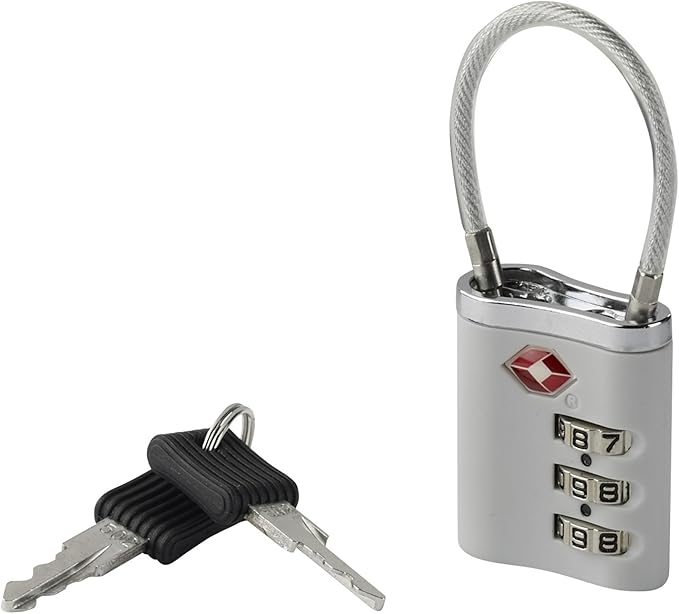 Lewis N. Clark Combination Lock With Keys
