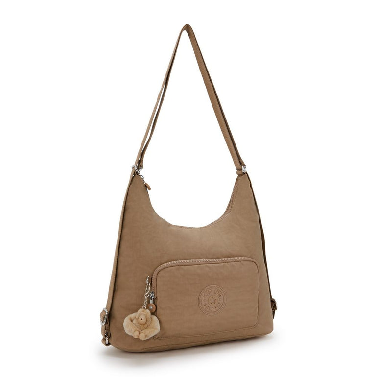 Kipling Yenna Sac à dos convertible en sac d'épaule - Early Tan