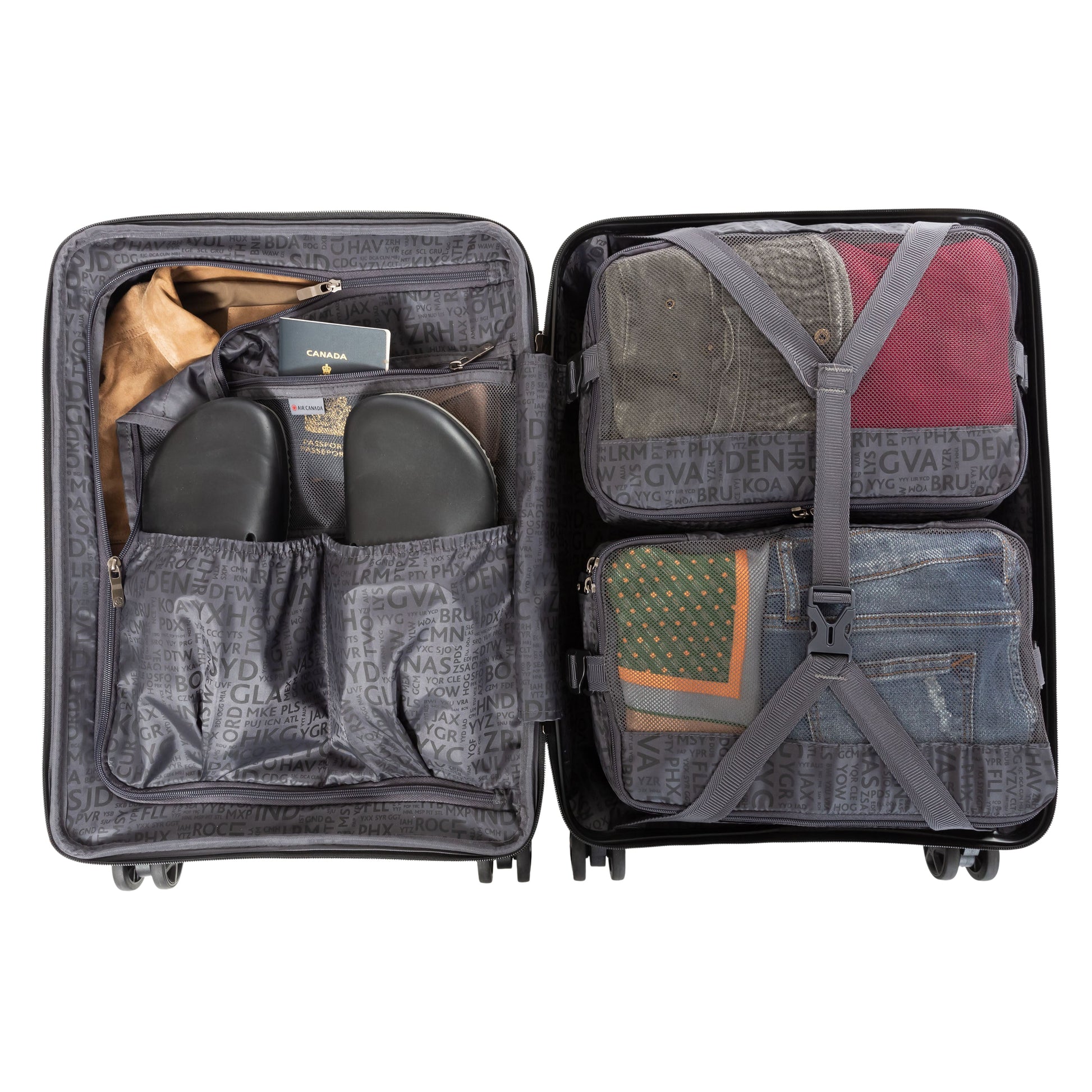 Air Canada Luggage Air Canada Union Carry-On Luggage & Packing Cube Set