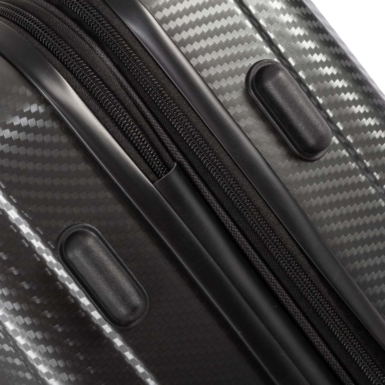 Air Canada Luggage Black Air Canada Tokyo Hardside Expandable 3-Piece Luggage Set