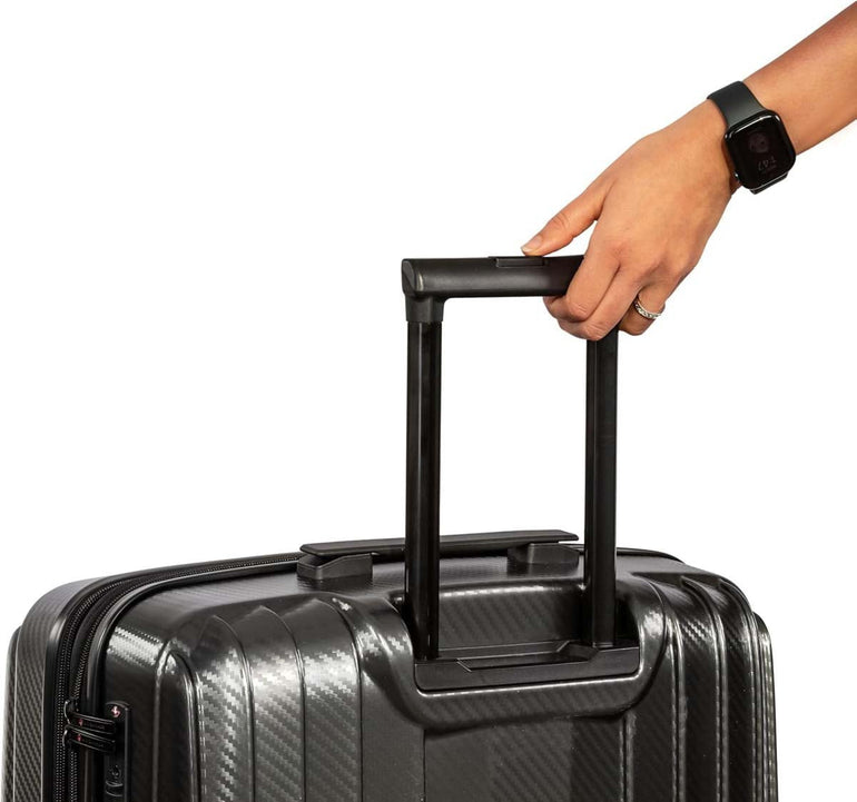Air Canada Luggage Black Air Canada Tokyo Hardside Expandable 3-Piece Luggage Set