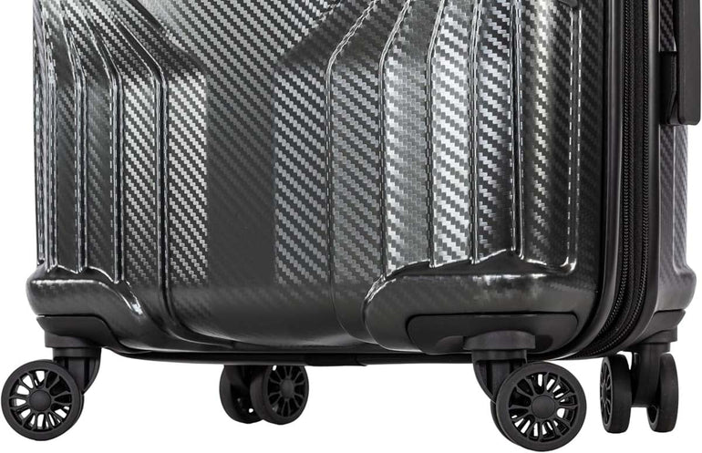 Air Canada Luggage Black Air Canada Tokyo Hardside Expandable 3-Piece Luggage Set