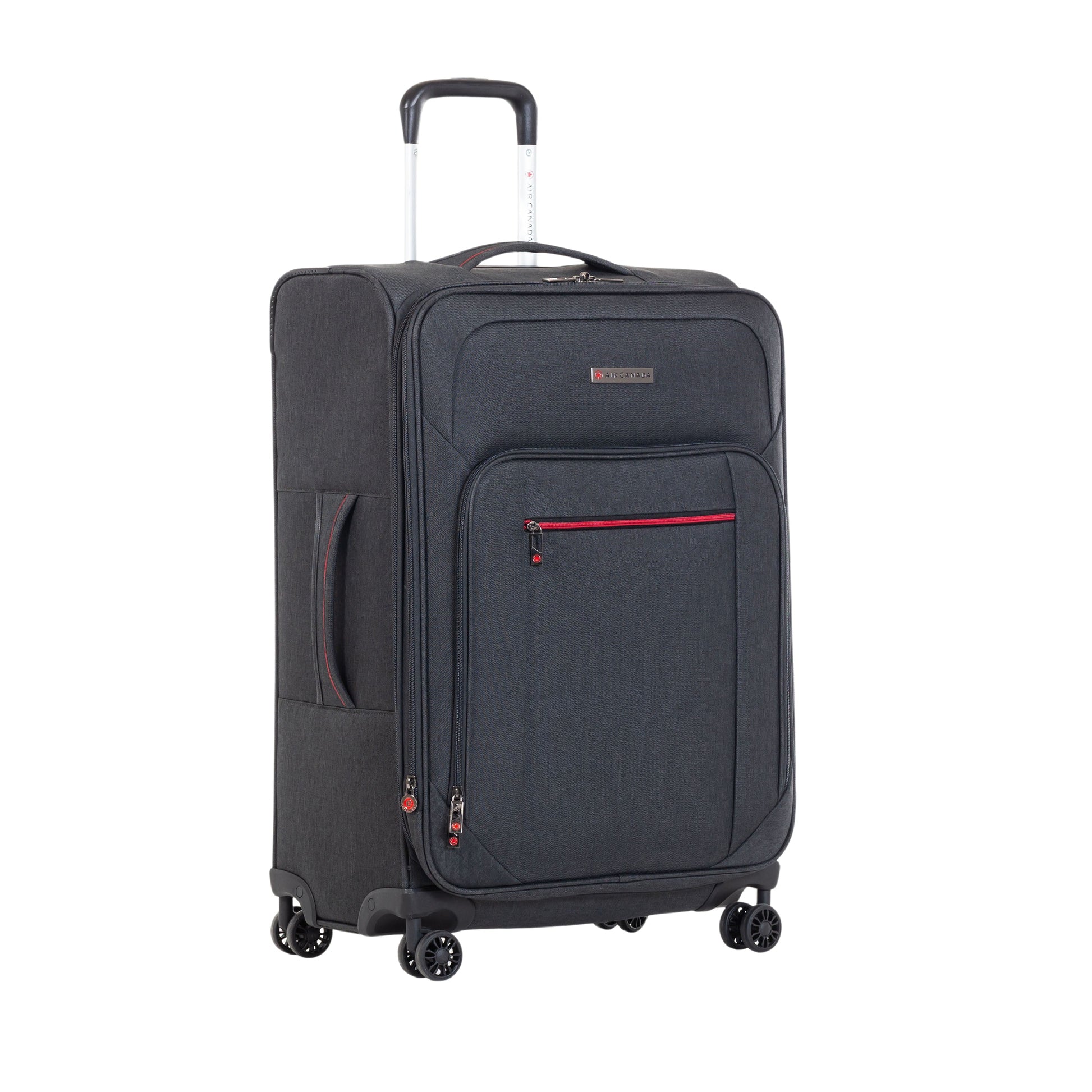 Air Canada Luggage Charcoal Air Canada Belmont 3-Piece Spinner Luggage Set