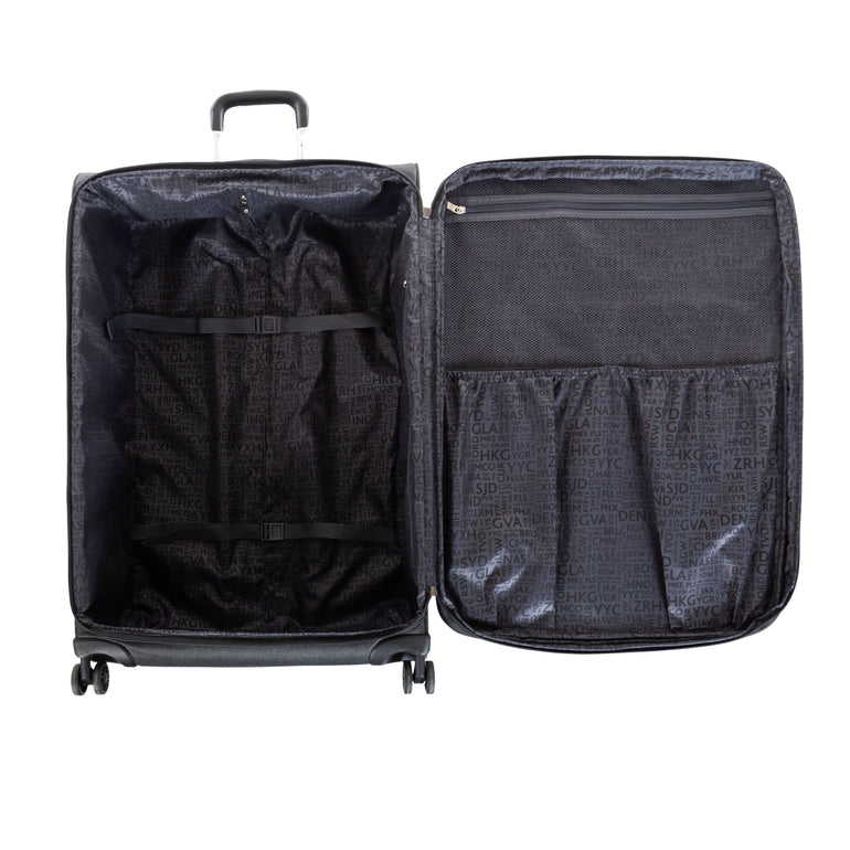 Air Canada Luggage Charcoal Air Canada Belmont Expandable 24" Spinner Luggage