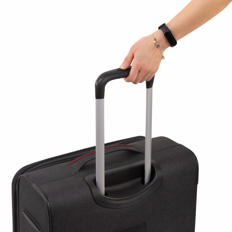 Air Canada Luggage Grey Air Canada Indigo Lite 3 piece Expandable Spinner Luggage Set