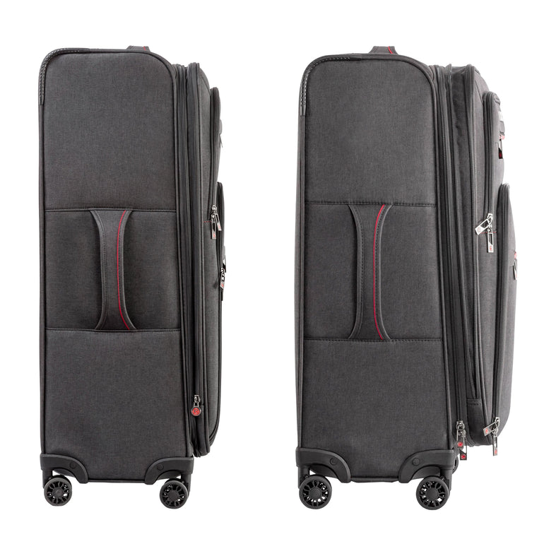 Air Canada Luggage Grey Air Canada Indigo Lite Medium Expandable Spinner Luggage
