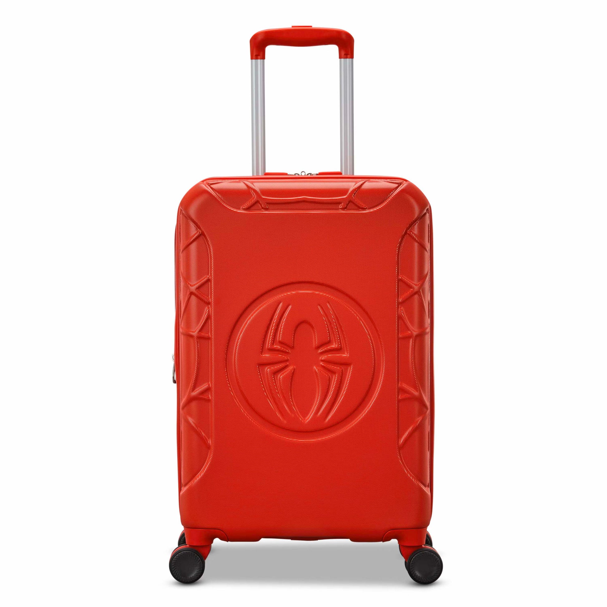 American Tourister Luggage Bright Red American Tourister Spiderman Kids Spinner Expandable Carry-On Luggage