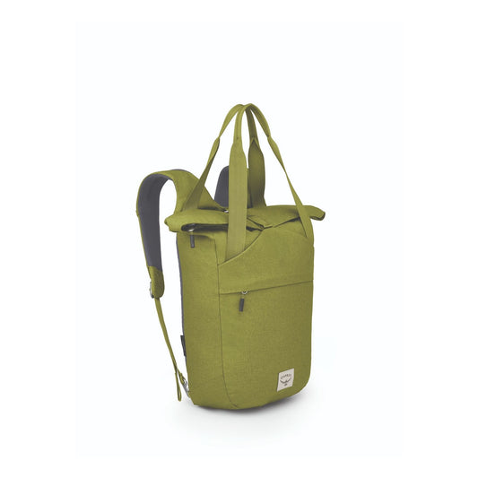 Osprey Arcane Tote Sac à dos unisexe 20 Lganses de type cabas et pochette pour ordinateur - Matcha Green Heather