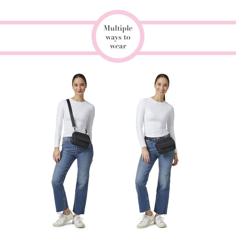 Baggallini Cross-Body Bag Baggallini Modern Double Zip Crossbody Bag