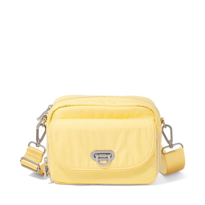 Baggallini Cross-Body Bag Butter Yellow Baggallini Coastal Flip Lock Camera Bag Crossbody