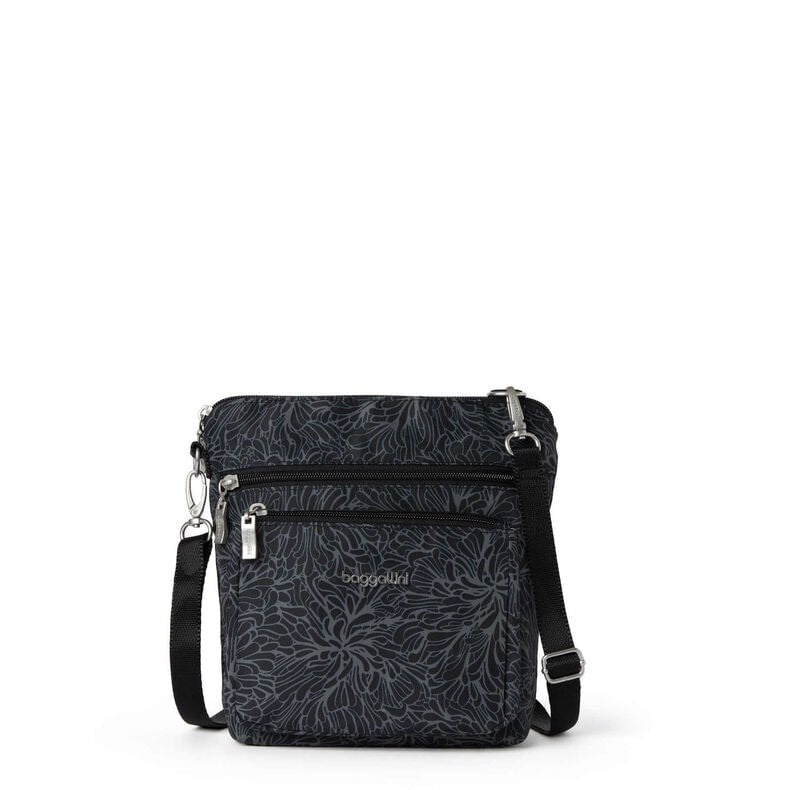 Baggallini Cross-Body Bag Midnight Blossom Baggallini Modern Pocket Crossbody