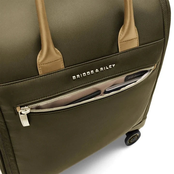 Briggs & Riley Luggage Olive Briggs & Riley Rhapsody 2.0 Wheeled Cabin Bag - Olive
