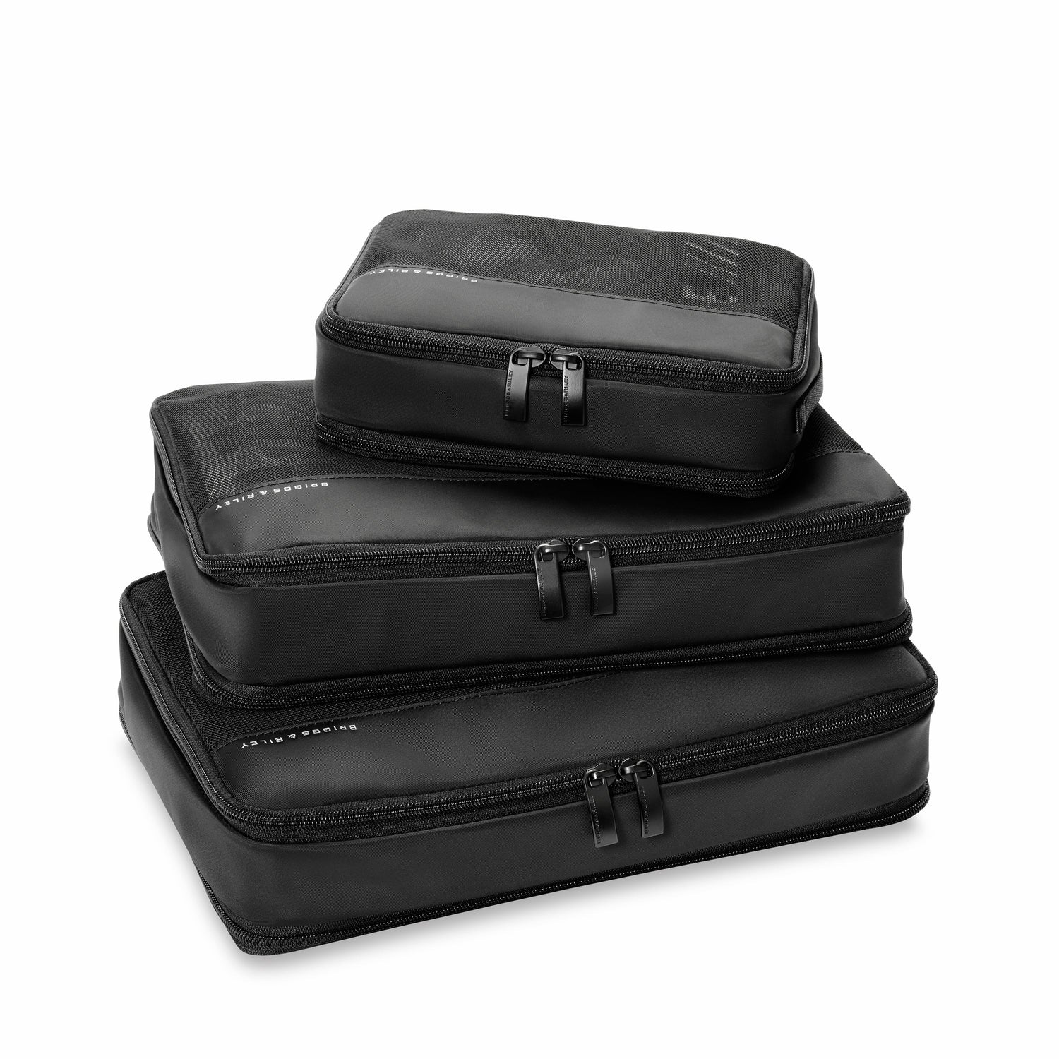 Briggs & Riley Travel Accessories Black Briggs & Riley Travel Essentials Carry On Packing Cube Set