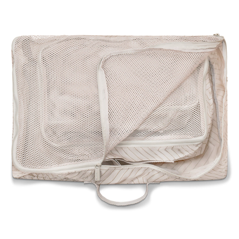 Champs Travel Accessories Off White Champs Vintage Travel Packing Cubes 6-Piece Set