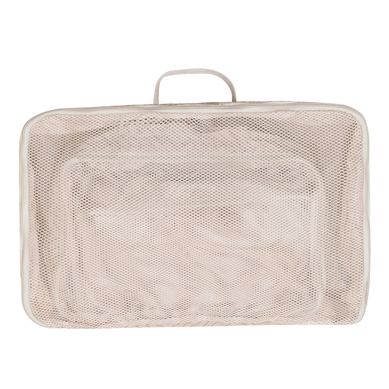 Champs Travel Accessories Off White Champs Vintage Travel Packing Cubes 6-Piece Set