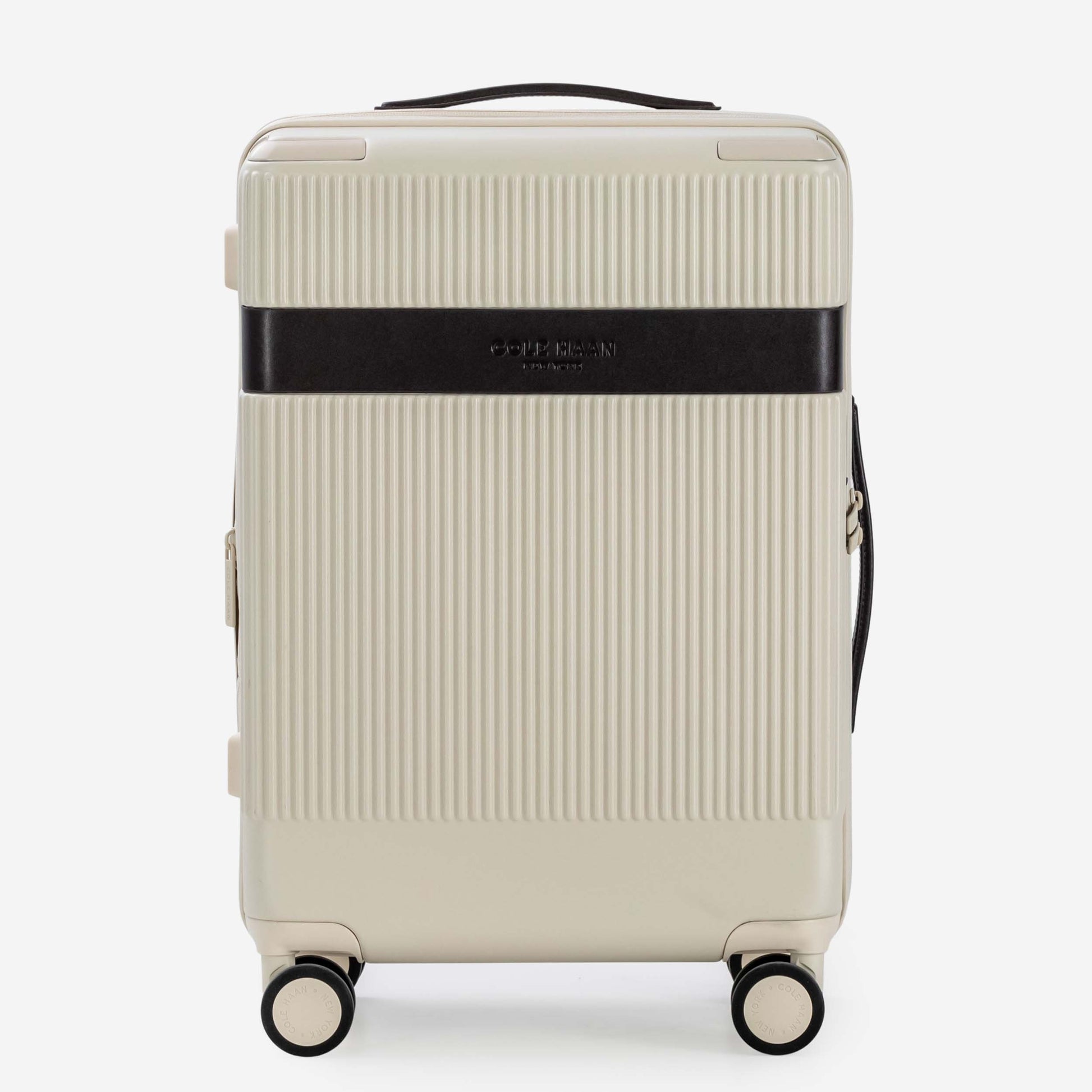 Cole Haan Luggage Birch/DNA Dark Chocolate Cole Haan Heritage Pro Premium Hardside Carry-On Luggage