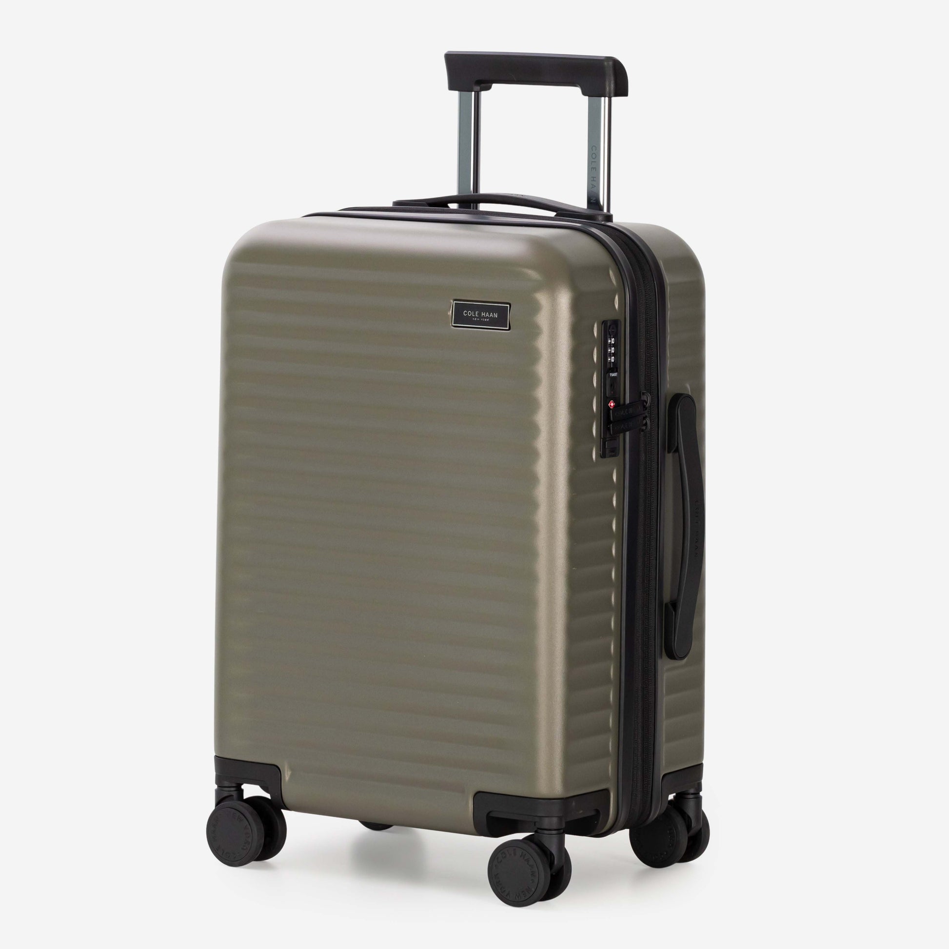 Cole Haan Luggage Deep Olive Cole Haan Traverse Series Premium Hardside Carry-On Luggage