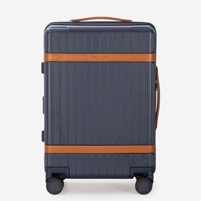 Cole Haan Luggage Navy Blazer/British Tan Cole Haan Legacy Grand Premium Hardside Carry-On Luggage