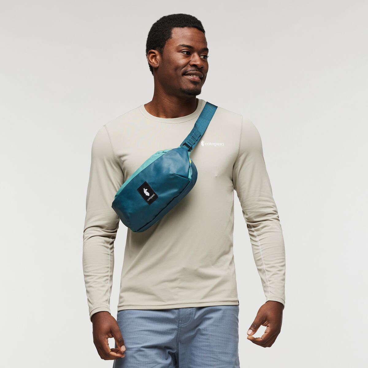 Cotopaxi Waist Pouches Blue Smoke/Live Oak Cotopaxi Coso 2L Hip Pack - Cada Día - Blue Smoke/Live Oak