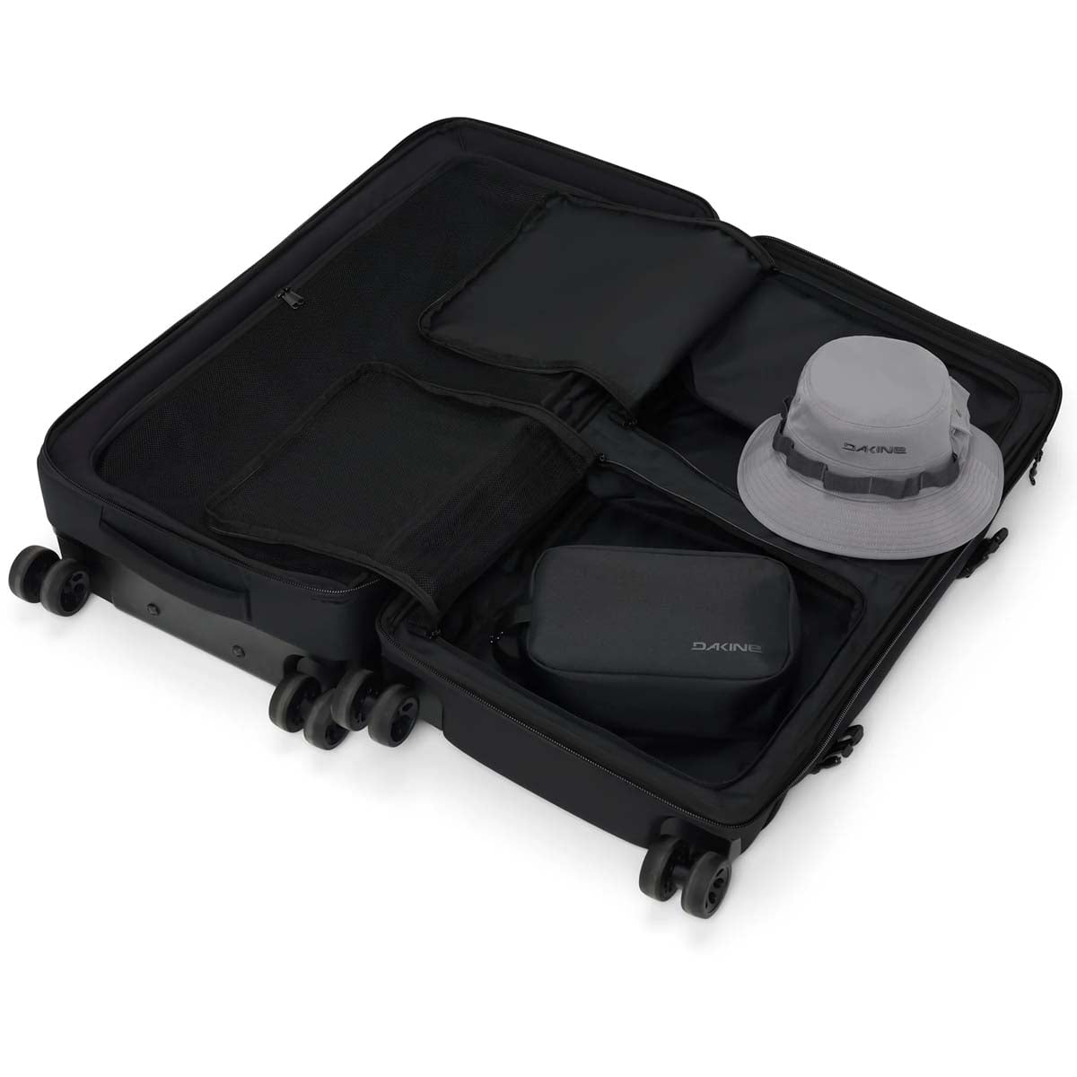 Dakine Luggage Black Dakine Split 4-Wheel Roller Bag 87L - Black