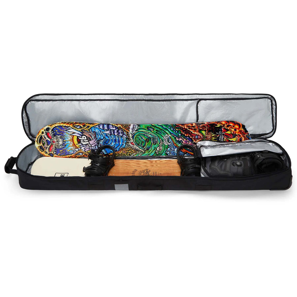 Dakine Snowboard Bag Carbon Heather Dakine Low Roller Snowboard Bag 157cm - Carbon Heather