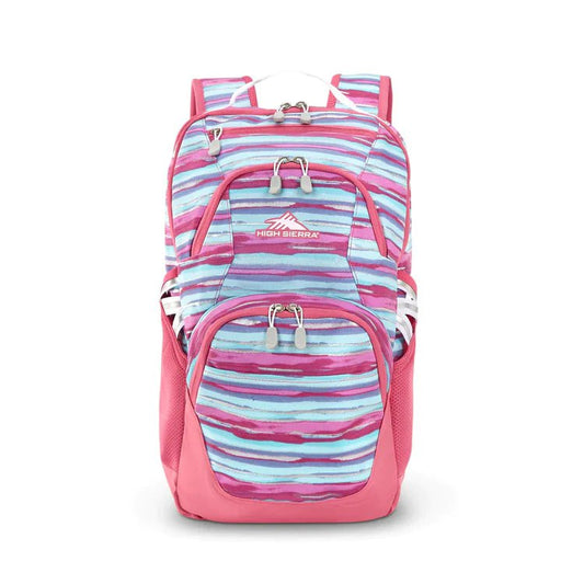 High Sierra Swoop SG Backpack - Watercolor Stripes