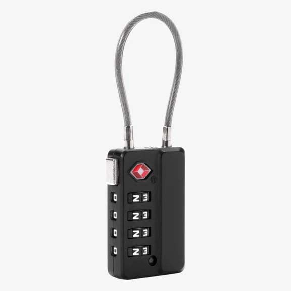 Eagle Creek Locks Black Eagle Creek Cable 4-Dial TSA Lock