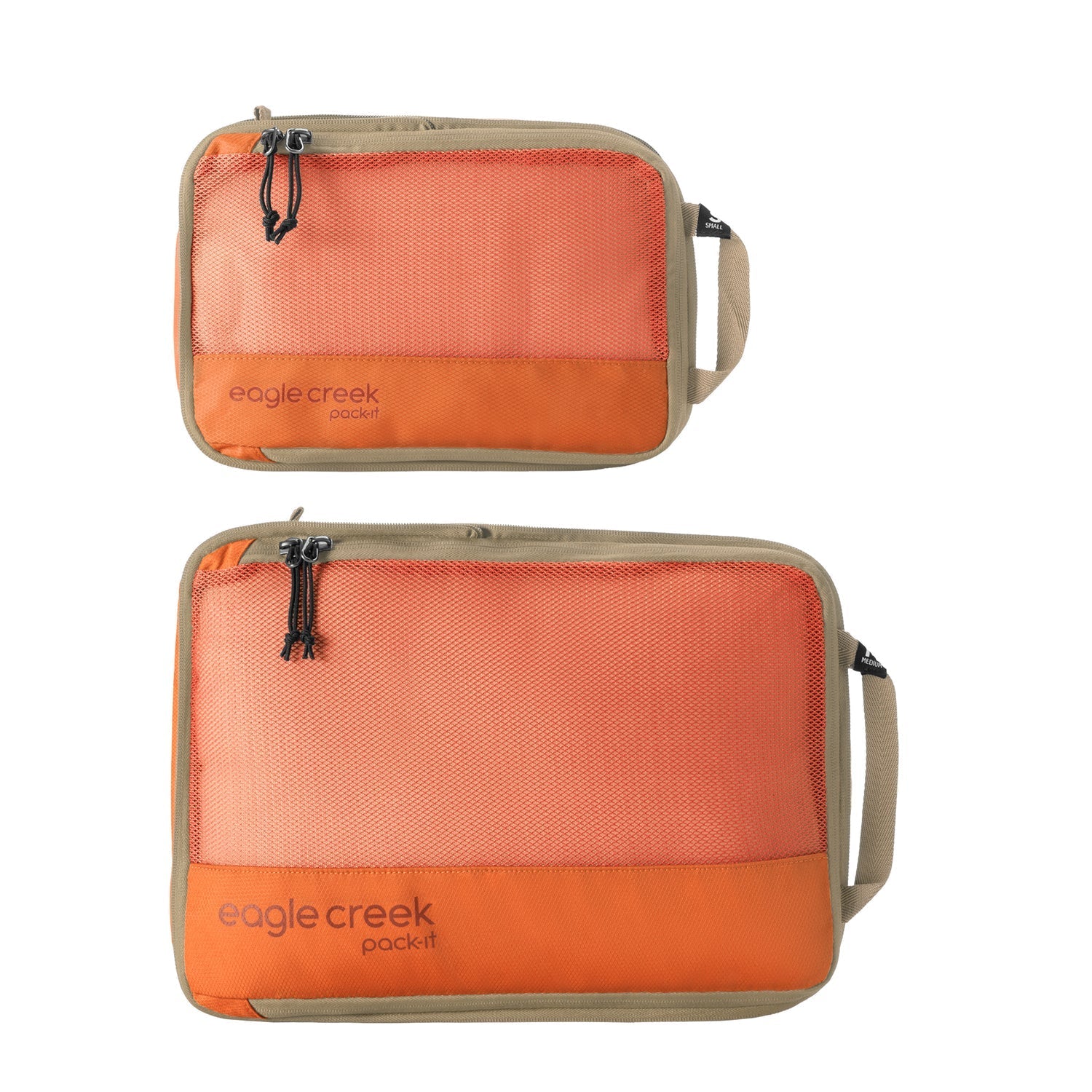 Eagle Creek Travel Accessories Mandarin Eagle Creek Pack-It Reveal Compression Cube S/M Set - Mandarin