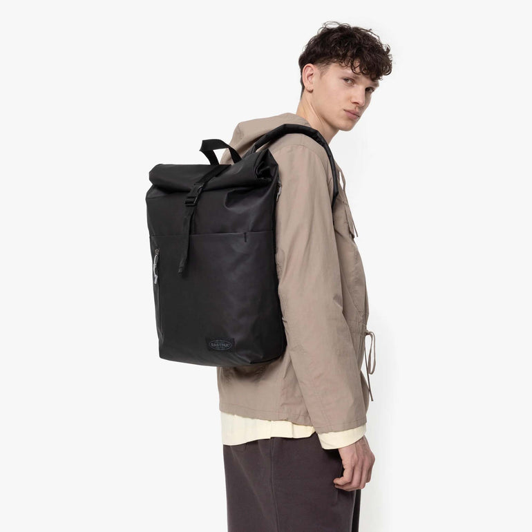 Eastpak Backpacks Tarp Black2 Eastpak Up Roll Backpack - Tarp Black2