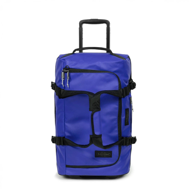 Eastpak Wheeled Duffle Tarp Blue Eastpak Duffel Pack Wheel S - Tarp Blue