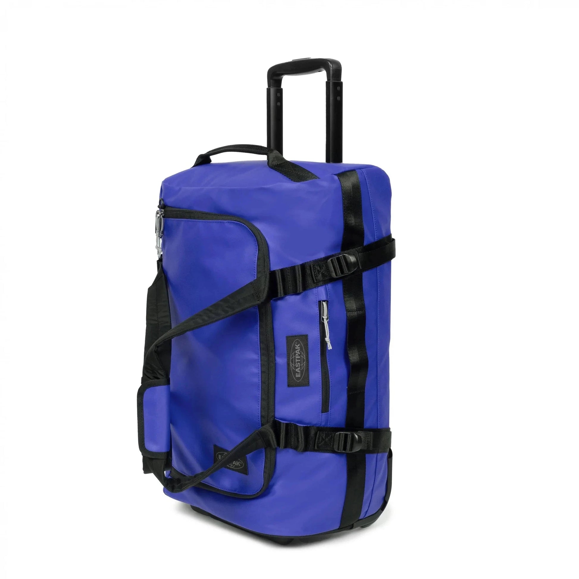 Eastpak Wheeled Duffle Tarp Blue Eastpak Duffel Pack Wheel S - Tarp Blue