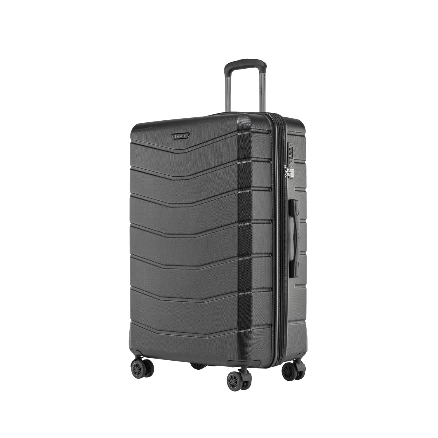 Explorer Luggage Black Explorer Flex Expandable Large Luggage