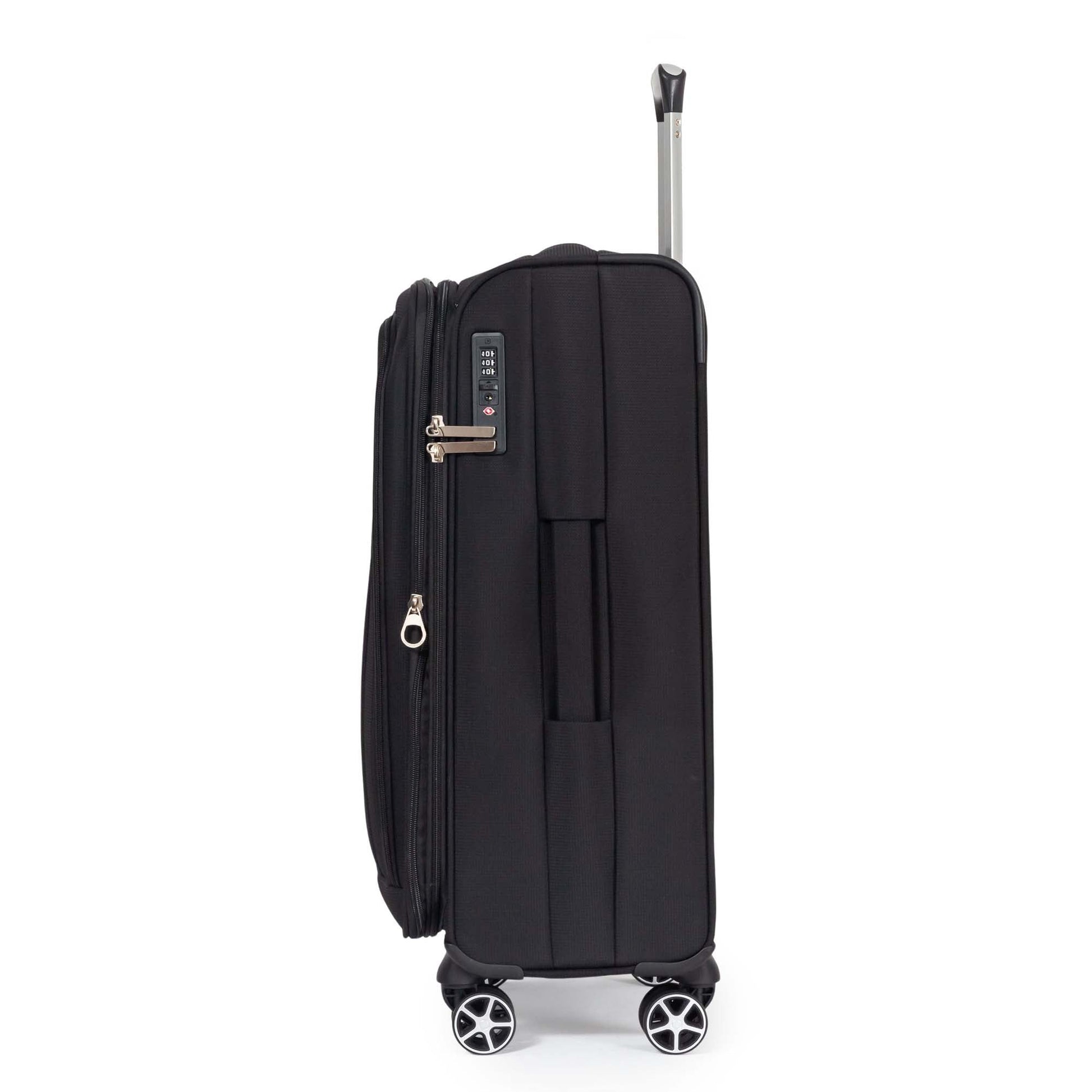 Explorer Luggage Black Explorer Onyx Expandable 2-Piece Luggage Set (Carry-On & Medium)