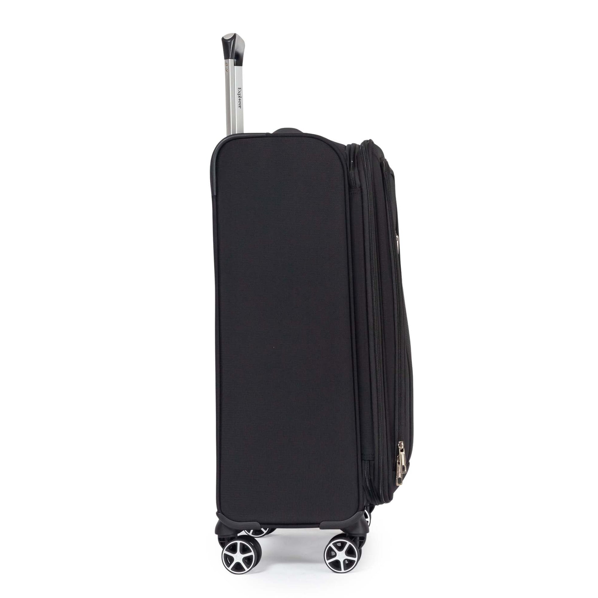 Explorer Luggage Black Explorer Onyx Expandable 2-Piece Luggage Set (Carry-On & Medium)