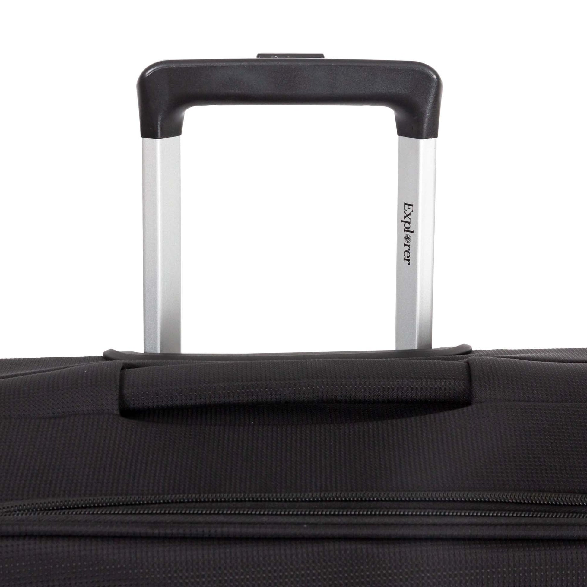 Explorer Luggage Black Explorer Onyx Expandable 2-Piece Luggage Set (Carry-On & Medium)