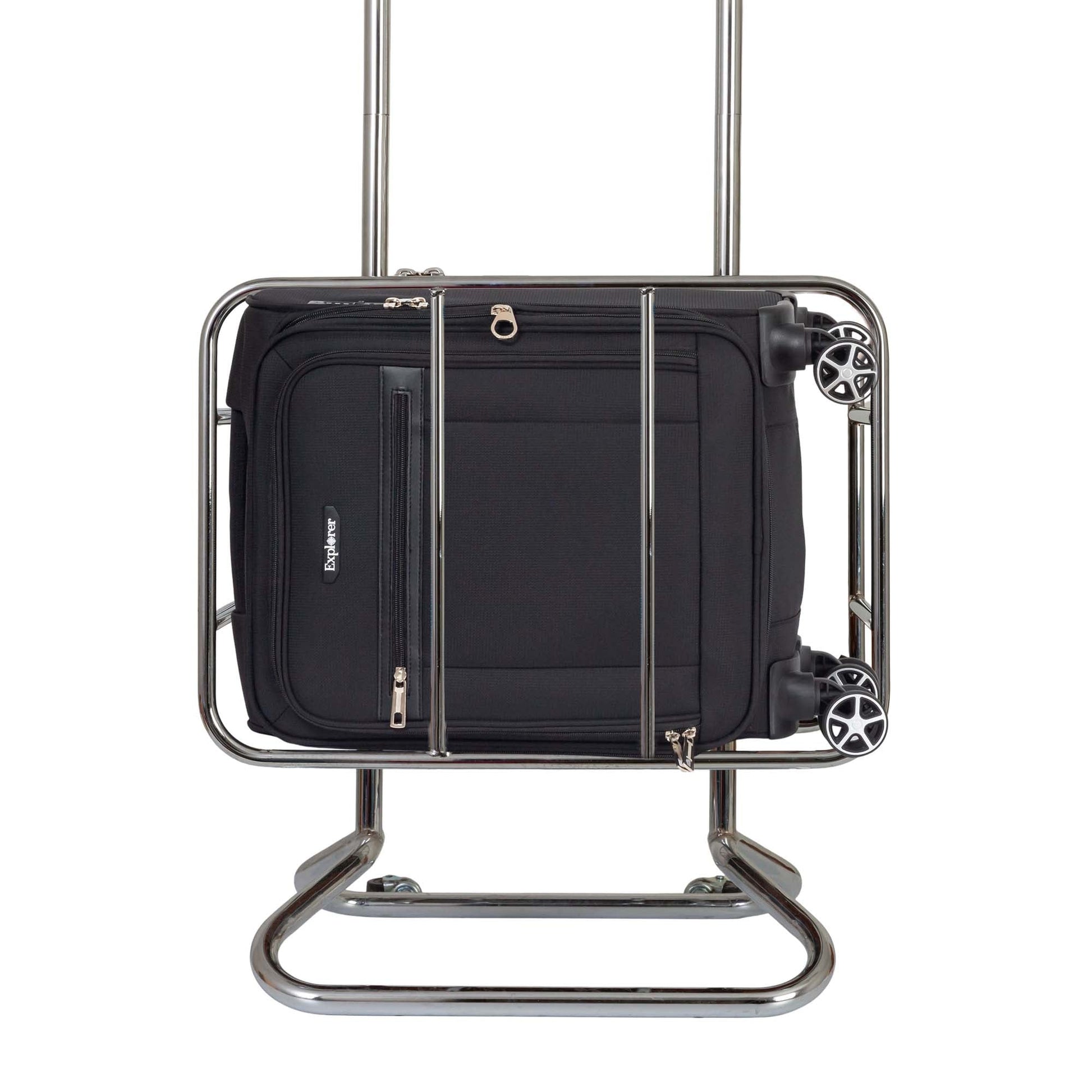 Explorer Luggage Black Explorer Onyx Expandable 2-Piece Luggage Set (Carry-On & Medium)