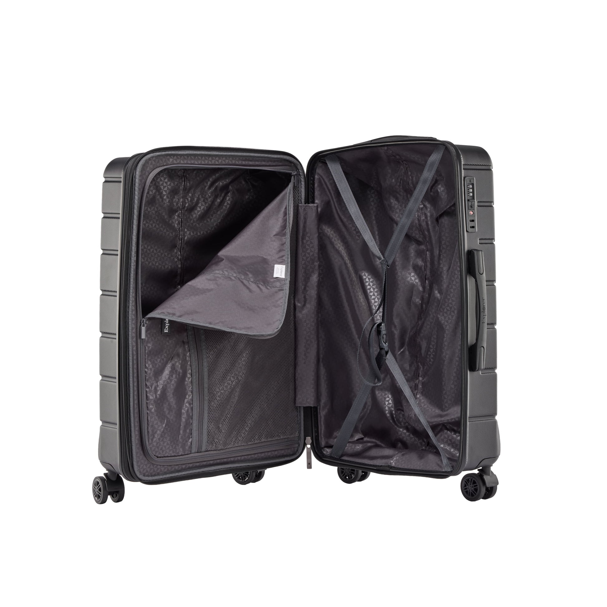 Explorer Luggage Explorer Flex 3-Piece Expandabe Luggage Set
