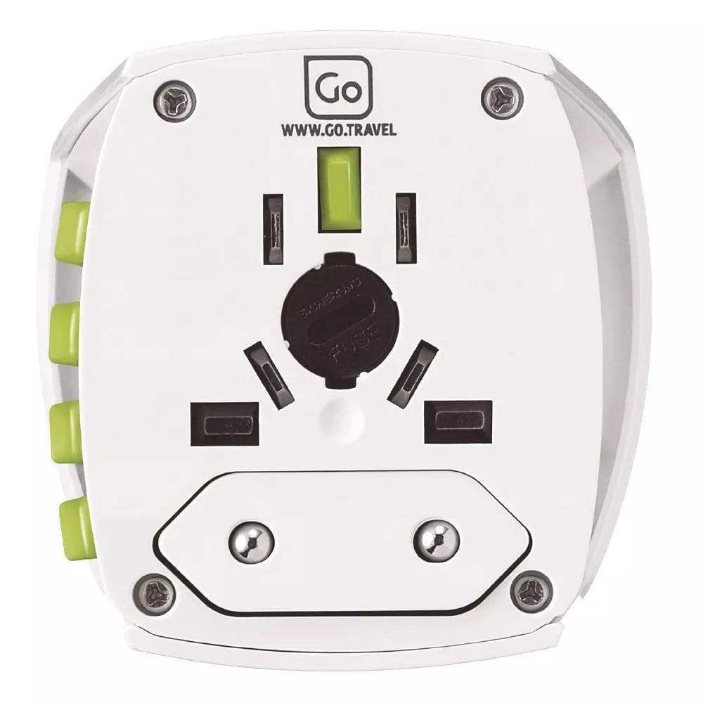 Go Travel Adapter White Go Travel Worldwide Adaptor (Unearthed)