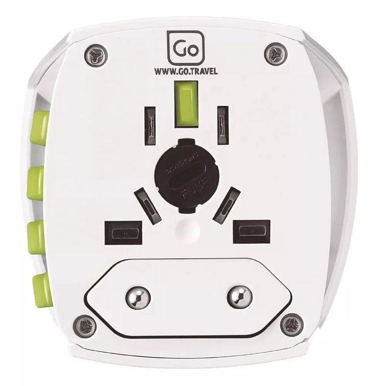 Go Travel Adapter White Go Travel Worldwide Adaptor (Unearthed)