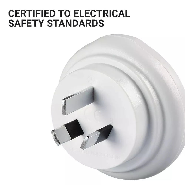 Go Travel Adapters White Go Travel USA -AUS/China Adaptor