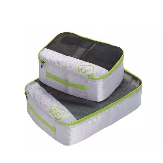 Go Travel Travel Accessories Grey/Green Go Travel Deeper Packing Cubes