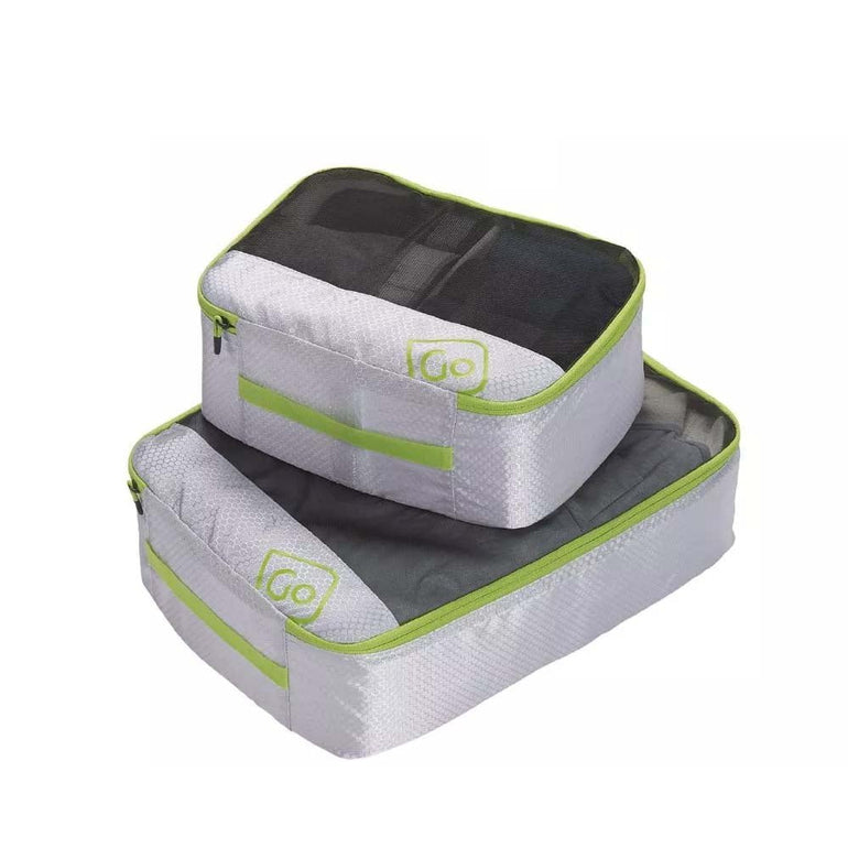 Go Travel Travel Accessories Grey/Green Go Travel Deeper Packing Cubes